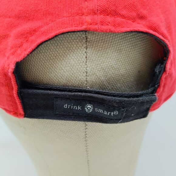 Stylemaster Strapback Hat Jim Beam Racing Red Black OSFA Embroidered Logo #7 - Picture 10 of 14